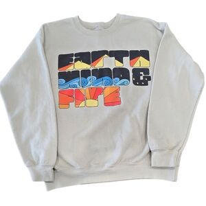 Earth Wind & Fire Graphic Men's Sweater - Gray